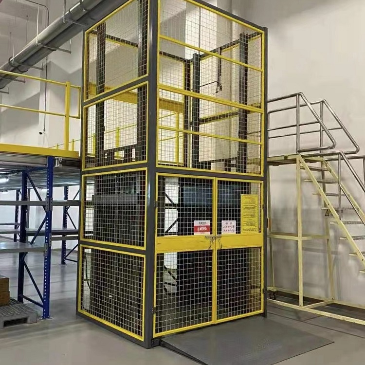 红河个旧升降机如何定制举升货梯_简易液压仓库货梯_无基坑仓库货梯安装